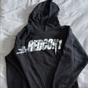 REDCON1 Black White Snow Camo Graphic Hoodie